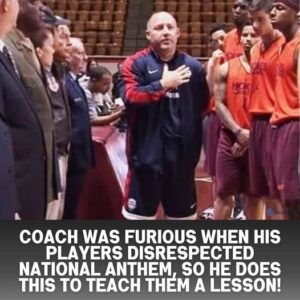 (VIDEO)Coach Was Furious When His Players Disrespected National Anthem, So He Does THIS To Teach Them A Lesson!